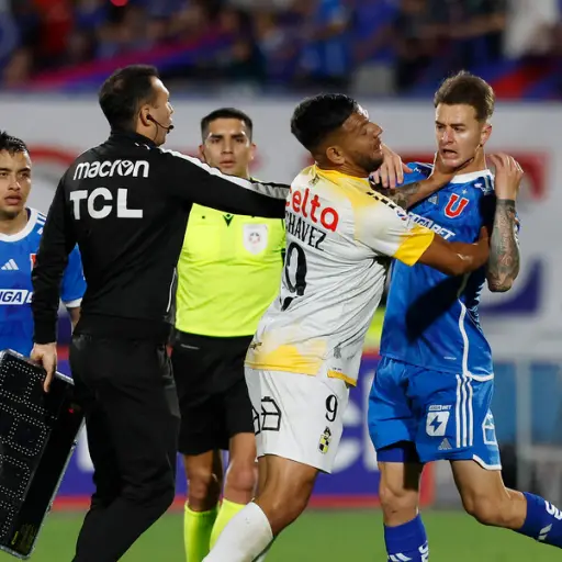 Andrés Chávez y Franco Calderón. U. de Chile vs Coquimbo Unido ,Photosport