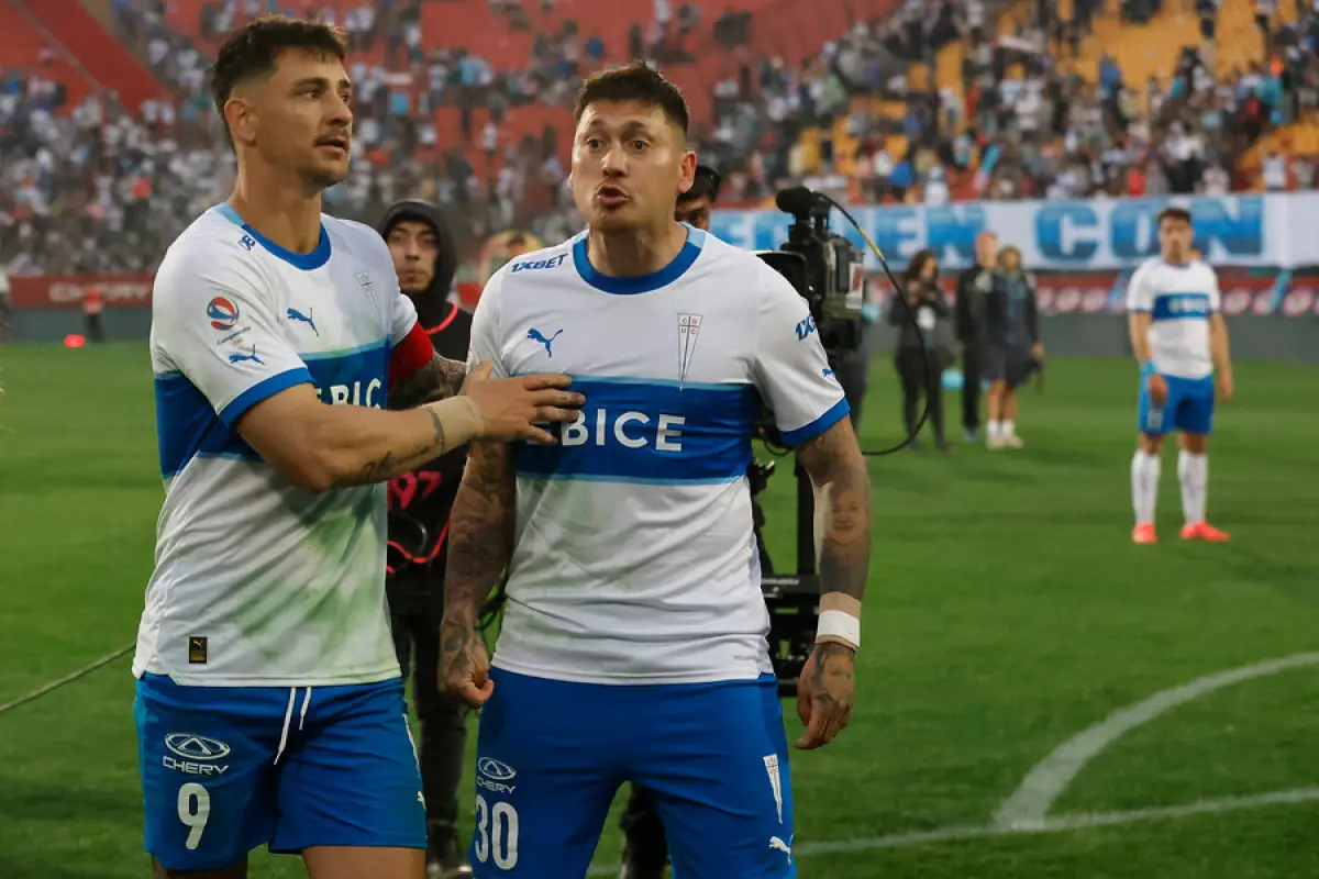 Nicolás Castillo y Fernando Zampedri, U. Católica, Photosport