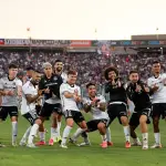 Colo Colo celebra su victoria ante Deportes Iquique, Photosport