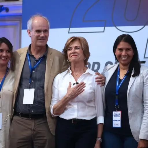 Renovacion Nacional realiza proclama a Evelyn Matthei como su candidata presidencial durante el Consejo General en la sede del Congreso Nacional en Santiago. ,Aton