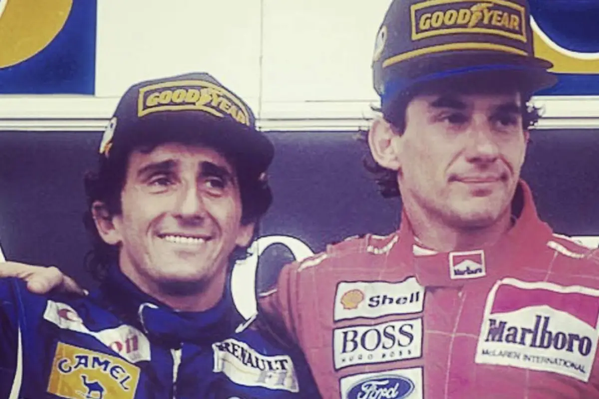 Alain Prost y Ayrton Senna