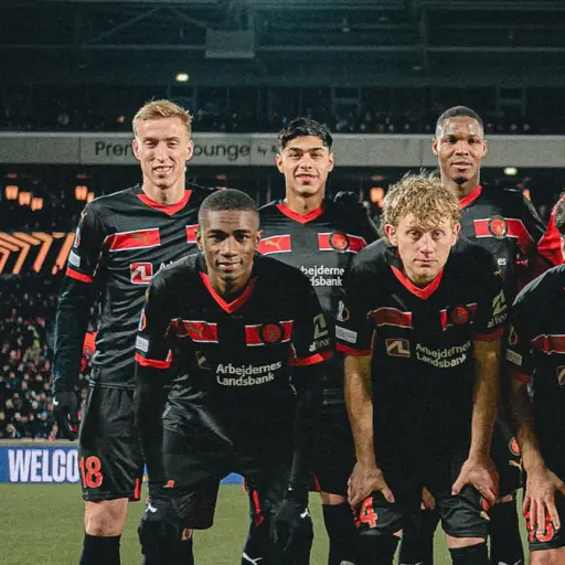 Darío Osorio titular en el Midtjylland ,Instagram @fcmidtjylland