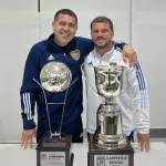 Juan Román Riquelme y Mariano Herrón