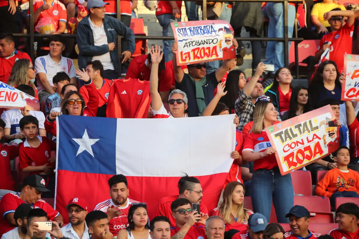 Hinchas chilenos